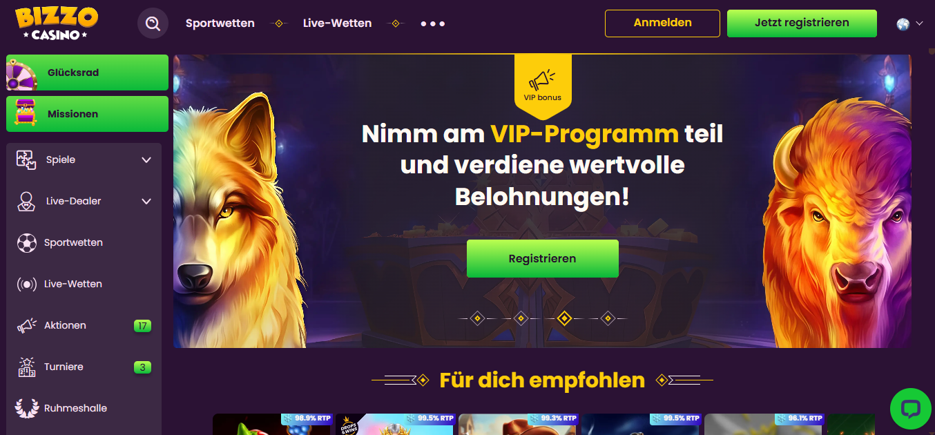 Bizzo Casino – Online Casino Österreich